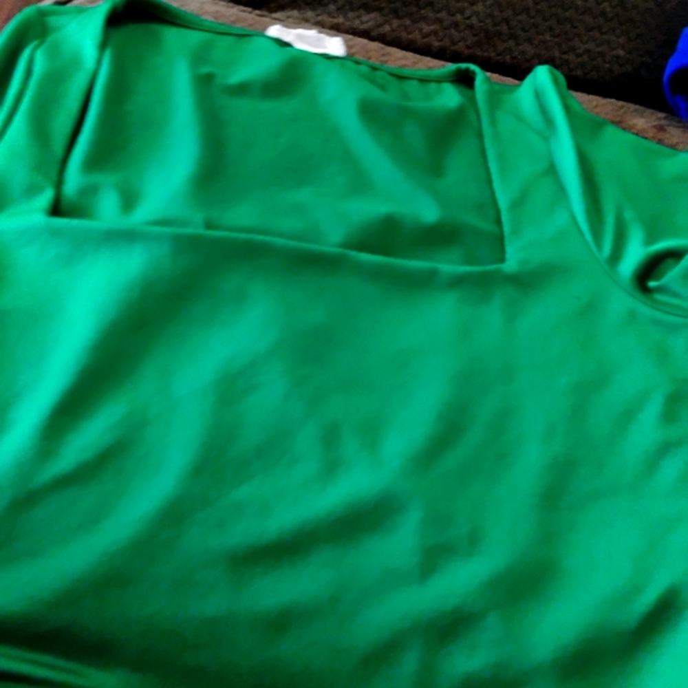 Green shirt